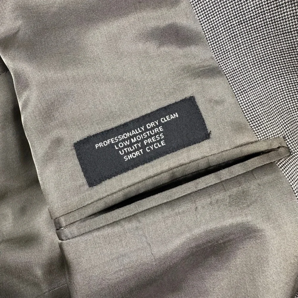 Jos. A. Bank Mens 48R Gray 100% Wool Two Button Blazer Sport Coat Classic Fit
